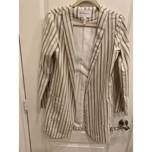 BCBGeneration Blazer Women's Size S Multicolor Striped